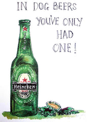 Drinks Beer - Heineken Unframed