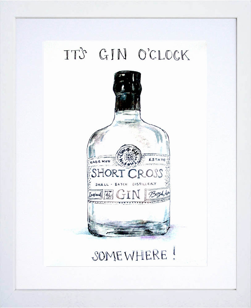 Drinks Gin - Shortcross White Frame