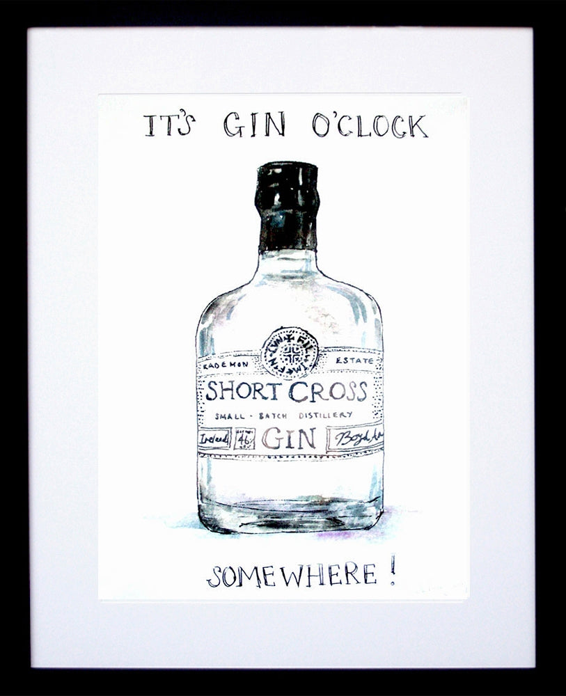 Drinks Gin - Shortcross Frame Black