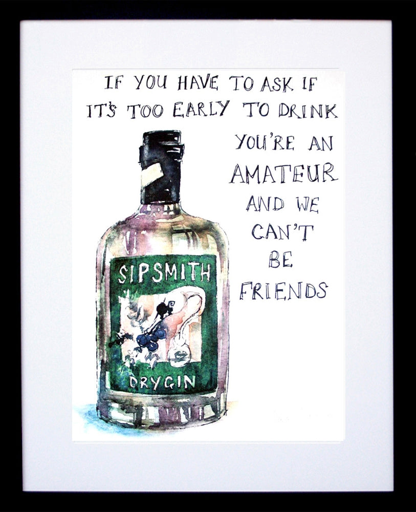 Drinks Gin - Sipsmith Frame Black