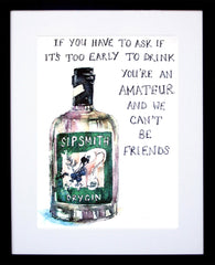 Drinks Gin - Sipsmith Frame Black