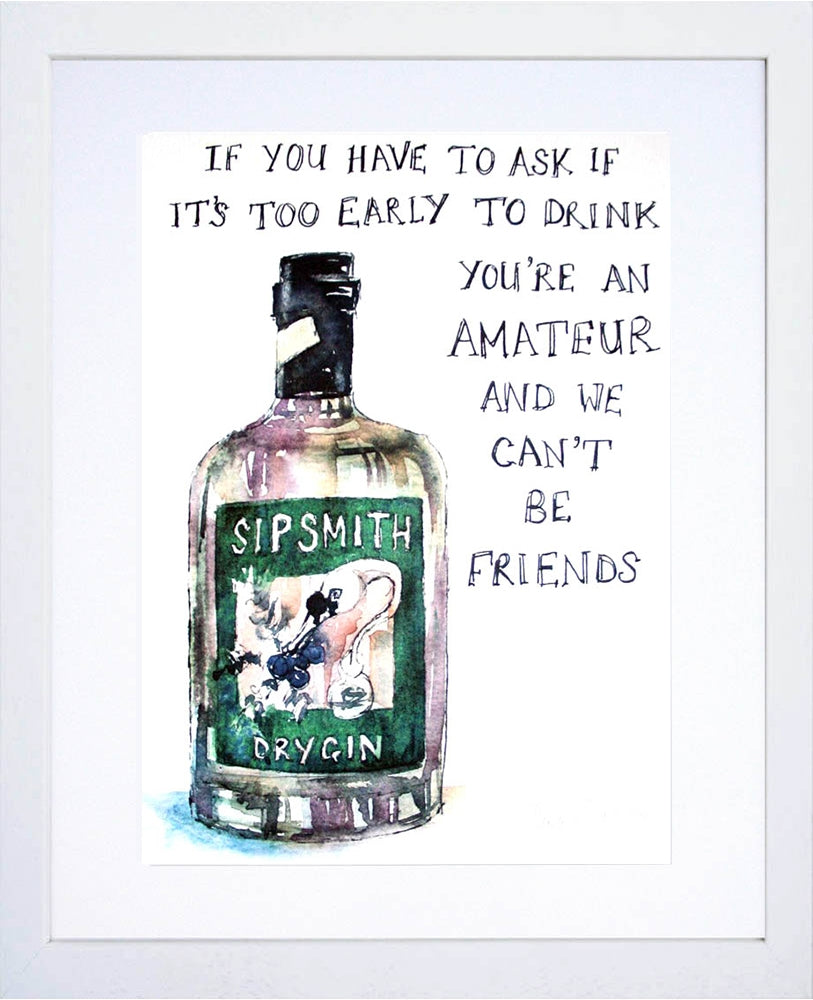 Drinks Gin - Sipsmith White Frame