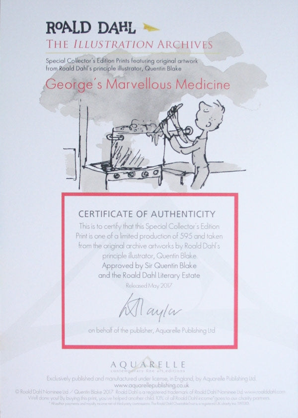 Roald Dahl George's Marvellous Medicine - George Started to Stir