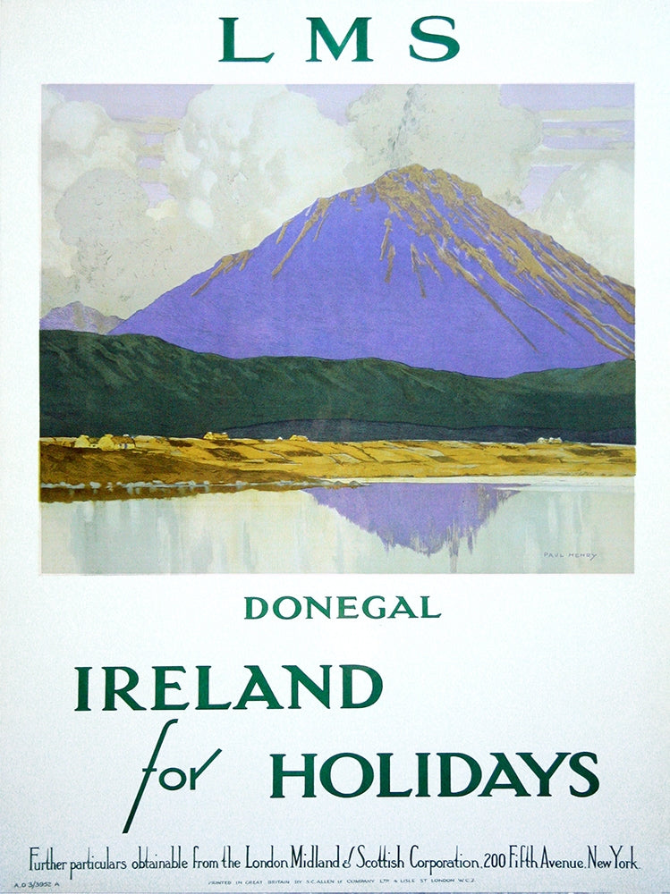 Ireland Co Donegal - Mount Errigal (UF) 70x100