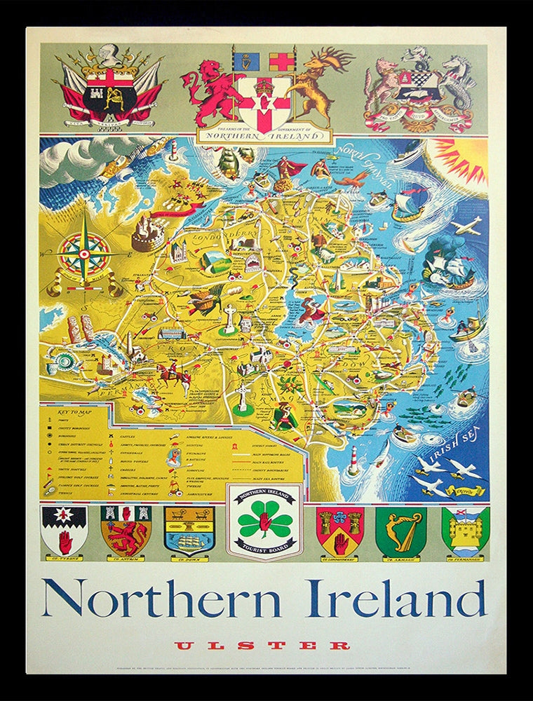 Ireland Other - Northern Ireland Map (FB) 70x100