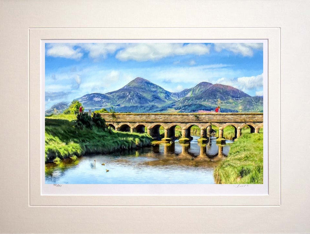 Co Down - 12 Arches Bridge Newcastle Unframed 40X30