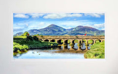Co Down - 12 Arches Bridge Newcastle Unframed 71x45