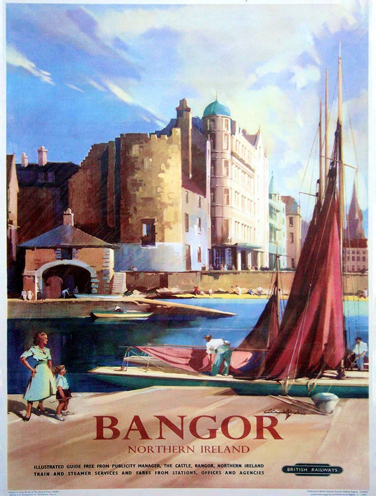Ireland Co Down - The Boathouse Bangor (UF) 50x70