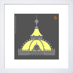 Belfast Jaffa Fountain-15 x 15-Small Flat White Frame