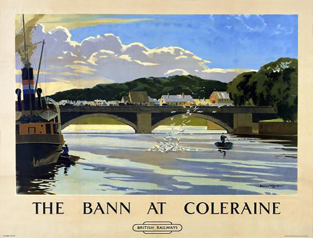 Ireland Co Derry - The River Bann At Coleraine (UF) 70x100
