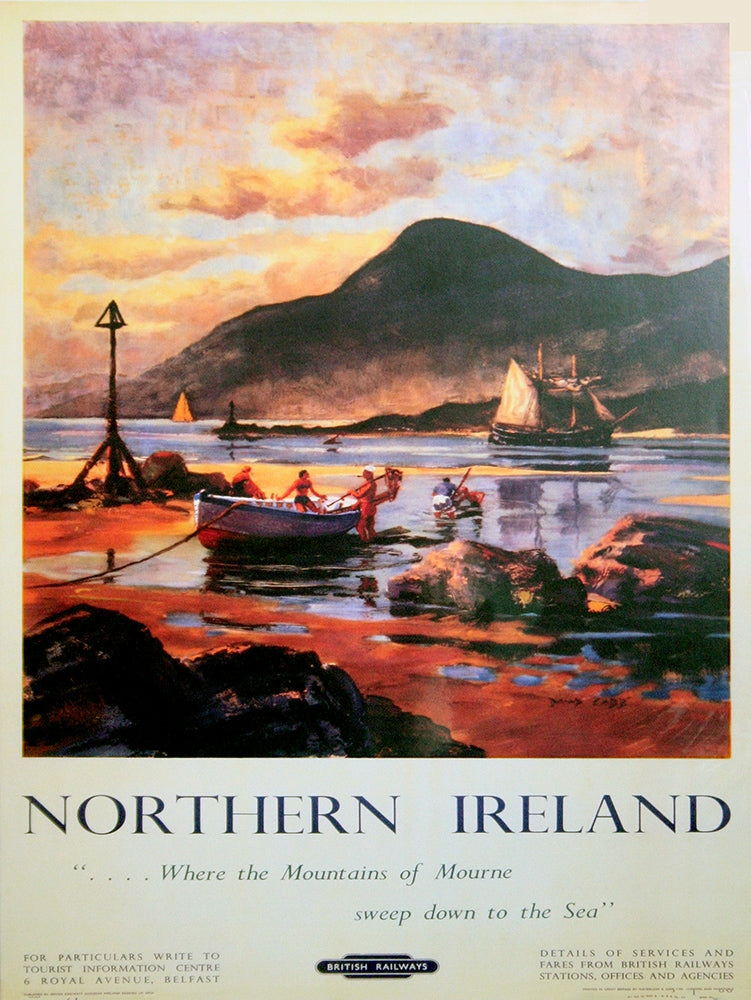 Ireland Co Down - Carlingford Lough Mourne Mountains (UF) 70x100