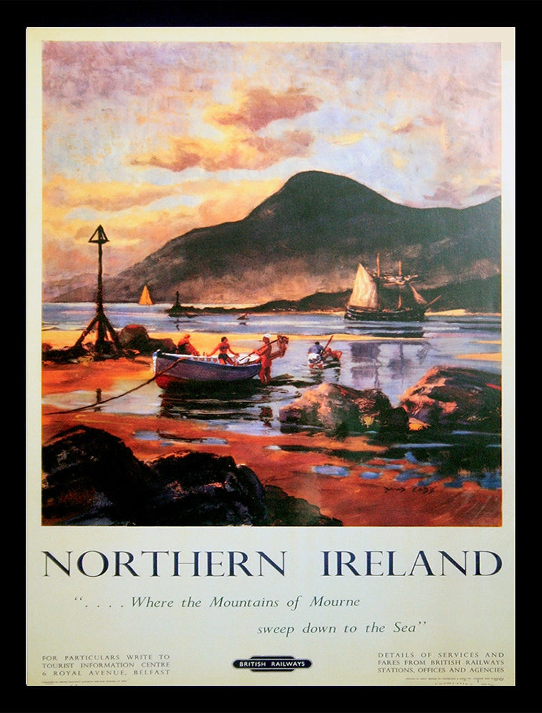 Ireland Co Down - Carlingford Lough Mourne Mountains (FB) 50x70