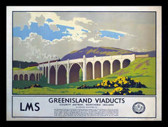 Ireland Co Antrim - Greenisland Viaduct-30 x 40-Black Box Frame