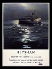 Ireland Co Antrim - Belfast To Heysham Ferry (FB) 30x40
