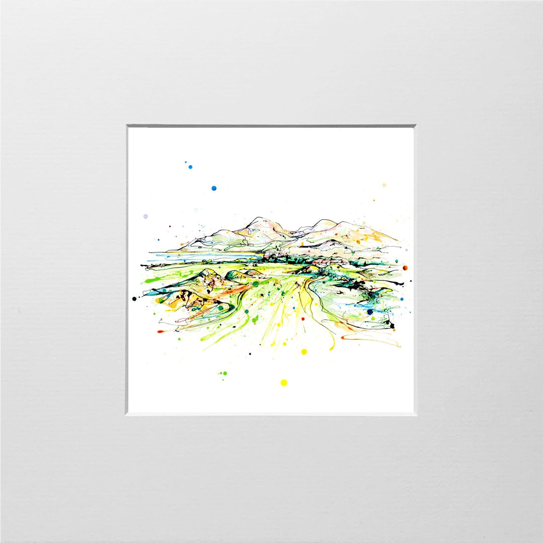 Print Open Edition Golf - Royal Co Down Ninth Hole-12 x 12-Unframed