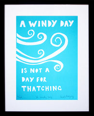 Screen Print - A Windy Day