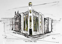 Sketchbook On Paper - Bank Of Ireland, Belfast