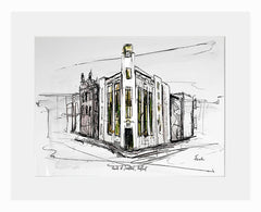Sketchbook On Paper - Bank Of Ireland, Belfast