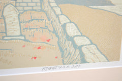 Linocut Print - Co Antrim Ballintoy Church 2017