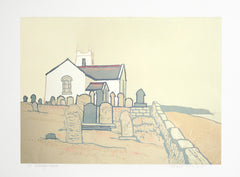 Linocut Print - Co Antrim Ballintoy Church 2017