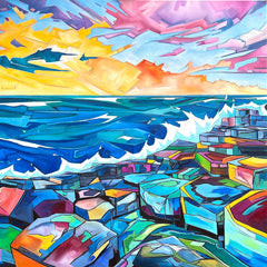 Print - Causeway Rocks I