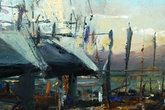 Cultra Boatyard in January