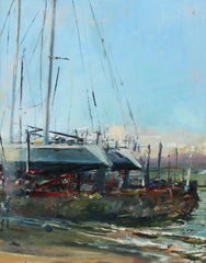 Cultra Boatyard in January
