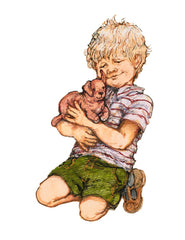 90th Birthday Print - Once There Was A Toy Called Dogger