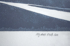 Linocut Print - Co Down Downshire Bridge 2011