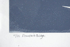 Linocut Print - Co Down Downshire Bridge 2011