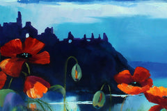 Dunluce With Poppies