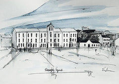 Sketchbook On Paper - Ebrington Square, Derry