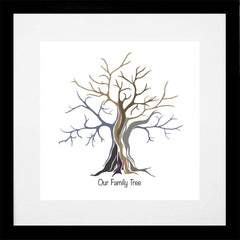 Print Family Tree - Includes Ink Pad