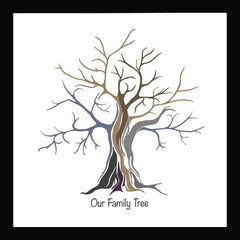 Print Family Tree - Includes Ink Pad