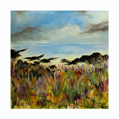 Print Landscapes - Foliage at the Coastal Path