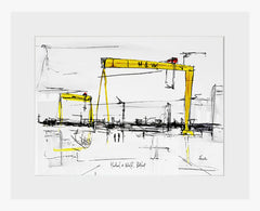 Sketchbook On Paper - Harland And Wolff, Belfast