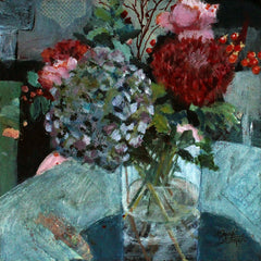 Hydrangeas And Peonies