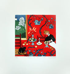 Matisse's Cat - Harmony In Red