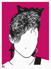 Music Icons - Madonna In Fuchsia