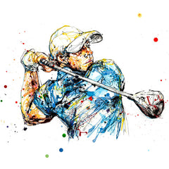 Print Open Edition Golf - Master Swing - Rory McIlory