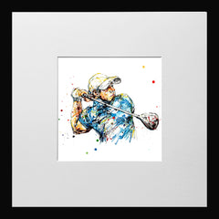 Print Open Edition Golf - Master Swing - Rory McIlory