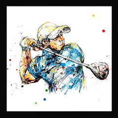 Print Open Edition Golf - Master Swing - Rory McIlory
