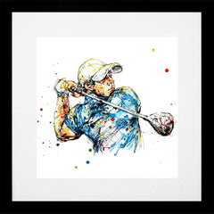 Print Open Edition Golf - Master Swing - Rory McIlory