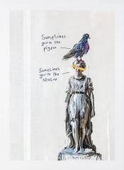 Pigeon Vs Statue