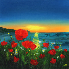 Print - Poppies By The Sea