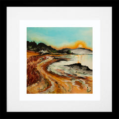 Print Landscapes - Sunset Seahill