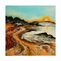 Print Landscapes - Sunset Seahill