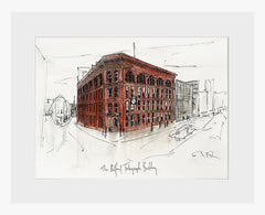 Sketchbook On Paper - The Telegraph Building, Belfast