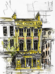 Sketchbook On Paper - The Crown, Belfast