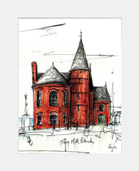 Sketchbook On Paper - Town Hall, Portrush